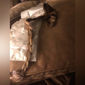 Silky Human Hair Frosted Brunette 18” Braid Extender - 856 $25 or $20 w/offer